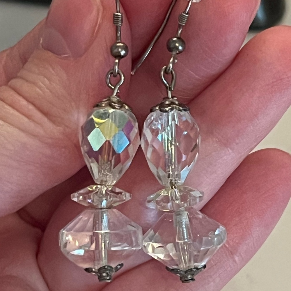 Aurora Borealis Crystal Drop Earrings